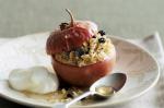 American Couscousstuffed Apples With Honey Syrup Recipe Dessert