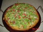 American Chicken Caesar Salad Pizza Dinner