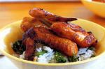 Canadian Honey And Chilli Glazed Chicken Wings With Broccolini Rice Recipe Dessert