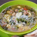 Sausage and Broccoli Rabe Soup recipe