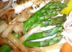 Italian Olive Garden Asparagus With Lemon and Minced Onions Appetizer