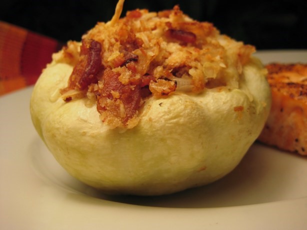 Italian Stuffed Patty Pan Squash 2 Appetizer