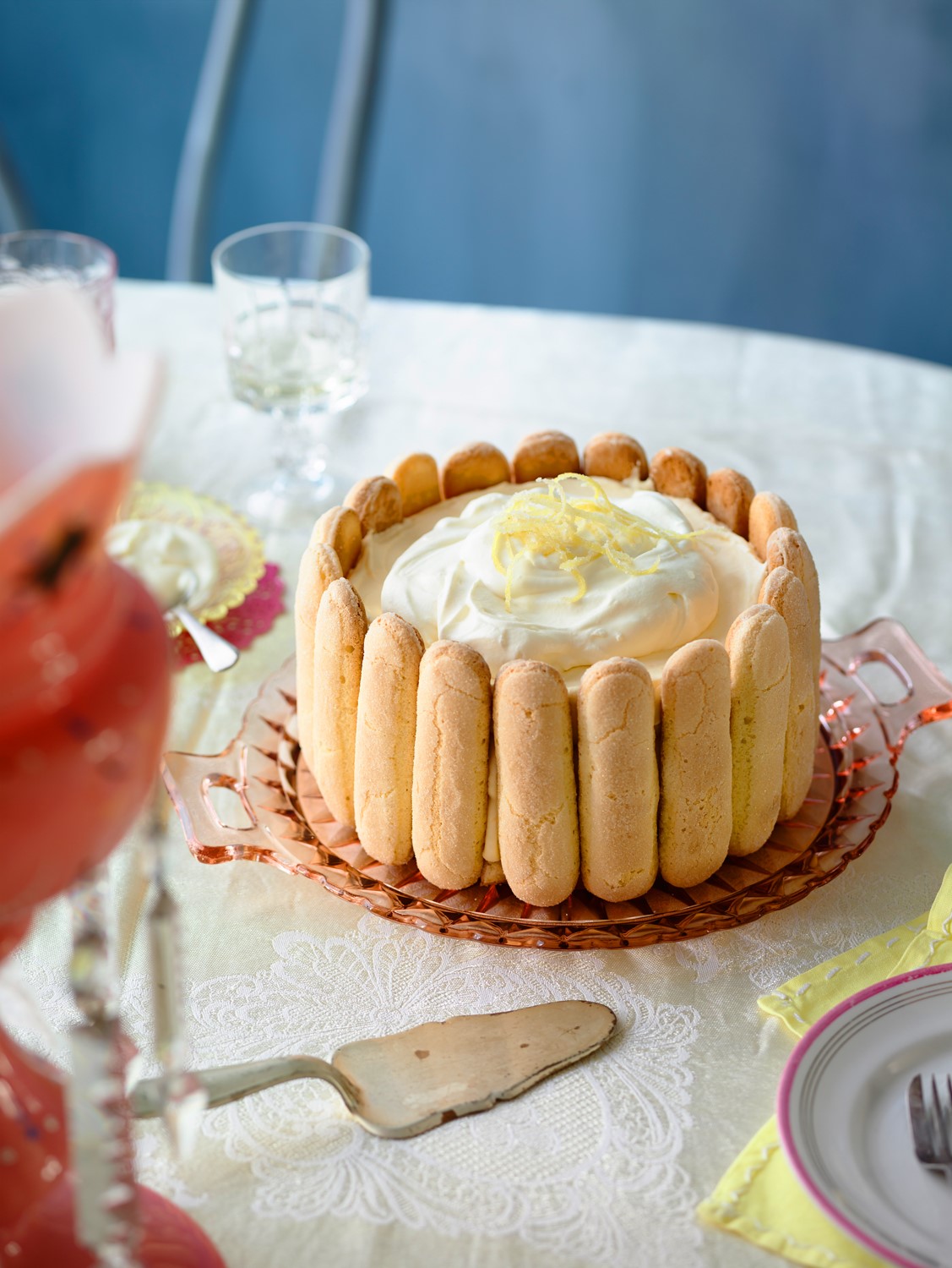 French Lemon Charlotte charlotte Au Citron Appetizer