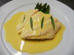 French John Dory with Asparagus and a Champagne Sauce Appetizer