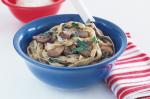 American Mushroom Fettucine Recipe Dinner