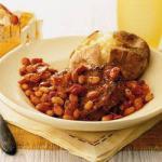 Spanish Pork Chops with Beans Appetizer
