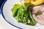 American Braised Lettuce And Peas With Herbs Recipe Appetizer
