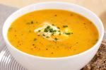 American Pumpkin And Chive Soup Recipe Appetizer