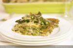 Asparagus Basilpesto Lasagna recipe