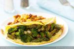 American Asparagus Broccoli and Mushroom Omelette Appetizer