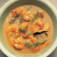 Indonesian Green Shrimp Curry with Fresh Dill Dinner