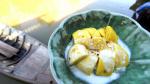 Thai Mango and Sticky Rice kao Niaw Mamuang Appetizer