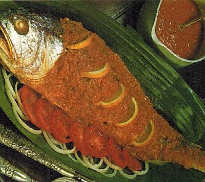 Indian Baked Fish with Creamed Tomato Sauce Appetizer