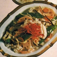 Japanese Vinegared Rice Salad Appetizer