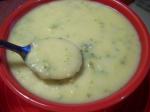 British Cheddar Cheese Potato Broccoli Soup Appetizer