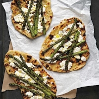 Italian Grilled Asparagus and Ricotta Pizzas BBQ Grill