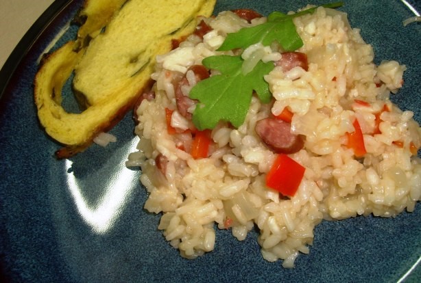 American Prosciutto and Pepper Risotto Dinner