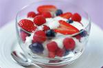 British Champagne Berry Zabaglione Dessert