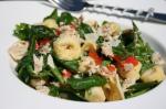 British Tuna and Spinach Tortellini Salad Appetizer