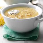 American Summer Squash and White Bean Soup Appetizer