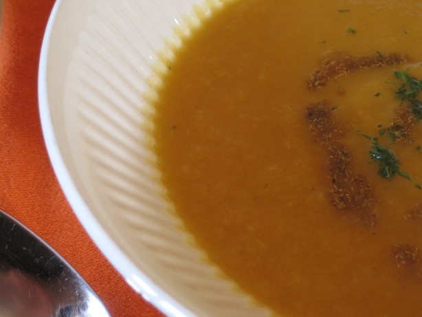 American Roasted Carrotfennel Soup Appetizer