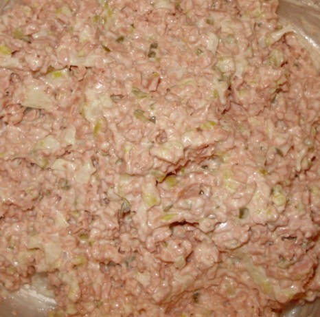 Canadian Ham bologna Salad Appetizer