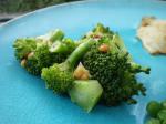 British Broccoli With Onions and Pine Nuts Appetizer