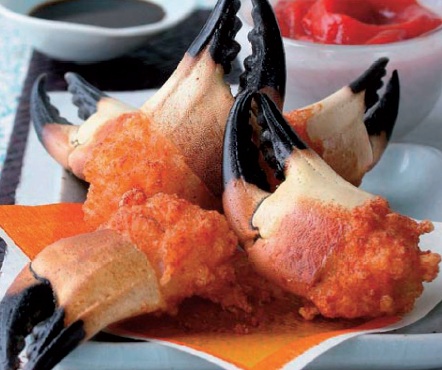 Chinese Stuffed Crab Claws Appetizer