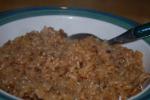 American Caramelized Onion Rice Dinner