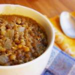 Mediterranean Lentil Soup Vegetarian Appetizer