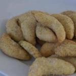 American Vanilla Cookies in the Form of Polksiezycow Appetizer
