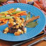 American Stuffingtopped Venison Chops Appetizer