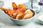 British Baked Salt and Vinegar Potato Crisps And Thyme Kumara Crisps Recipe Appetizer