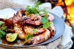 British Chilli Soy Prawns With Ponzu Aioli Recipe BBQ Grill