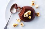 British Dark Chocolate Jellies With Caramel Popcorn Recipe Dessert
