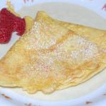 American Base Dough for Crepes or Crepes Breakfast