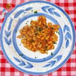 American Gnocchi with Tomato Sauce with Tuna Dinner