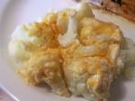 American Cauliflower with Cheese Topping Appetizer
