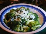 Canadian Steamed Broccoli With Olive Oil and Parmesan Appetizer