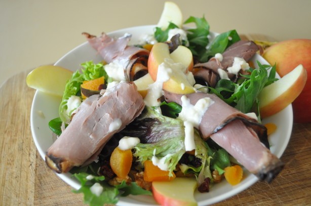 Canadian Roast Beef Waldorf Salad Dinner