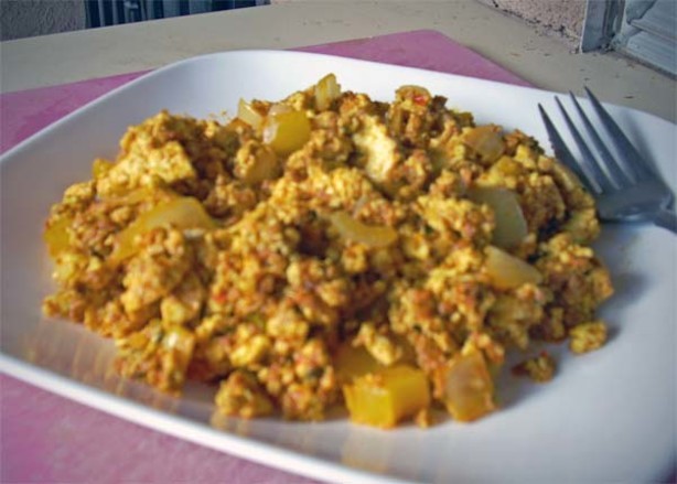 Australian Tofu Scramble With Soyrizo Appetizer