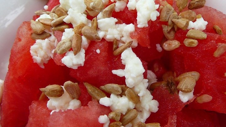 American Easy Watermelon Salad Recipe Appetizer