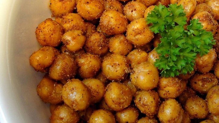 American Simple Roasted Chickpea Snack Recipe Appetizer