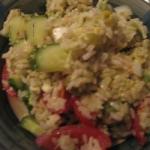 American Greek Rice Salad Recipe Appetizer