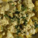 New Potatoes with Cauliflower recipe