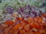 Israeli/Jewish Salat Katzutz  chopped Salad israeli Salad Appetizer
