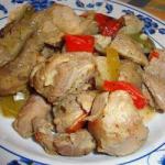 Turkish Turkey Stew with Peppers and Apples Appetizer