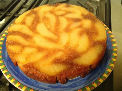 Australian Pear Upside Down Cake 2 Dessert