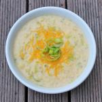 Australian Healthy Comfort Lowcal Cheddarcauliflower Soup Appetizer
