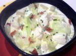 American Cod and Cabbage Stew Dinner